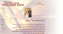 Desktop Screenshot of pianozenz.de
