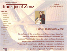 Tablet Screenshot of pianozenz.de